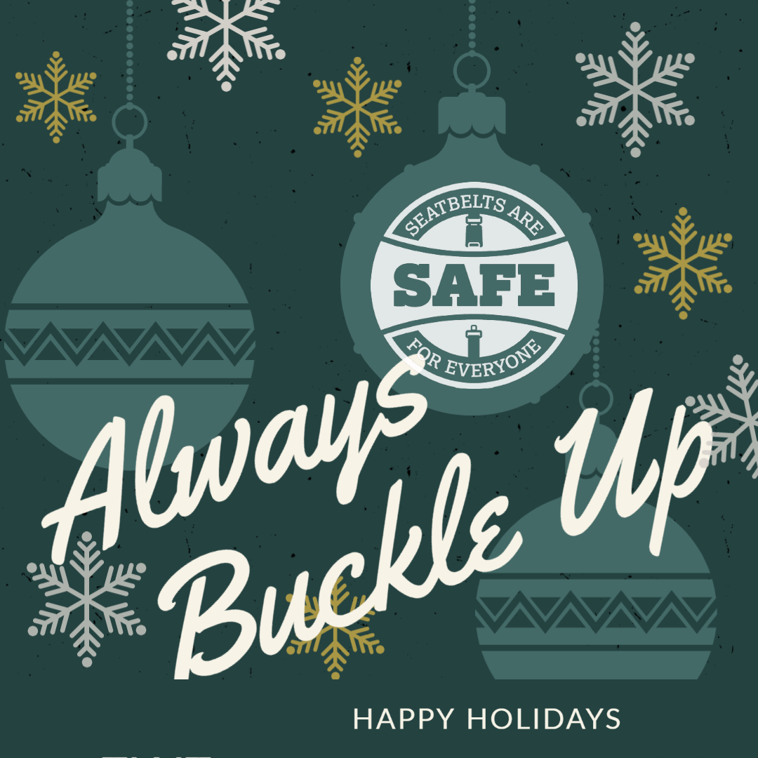 SAFEks's tweet photo. SAFE holidays start with buckling up! https://t.co/tEqti9Rlnl