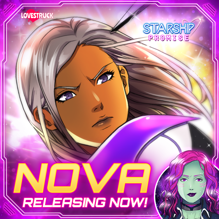 lovestruckgame's tweet photo. ๐Nova's Season 2 Finale is coming out tomorrow!๐
๐Are you ready for it?๐
#Lovestruck #StarshipPromise #Nova #AlienMC #SciFi #LGBTQ https://t.co/wCCGY2EODz