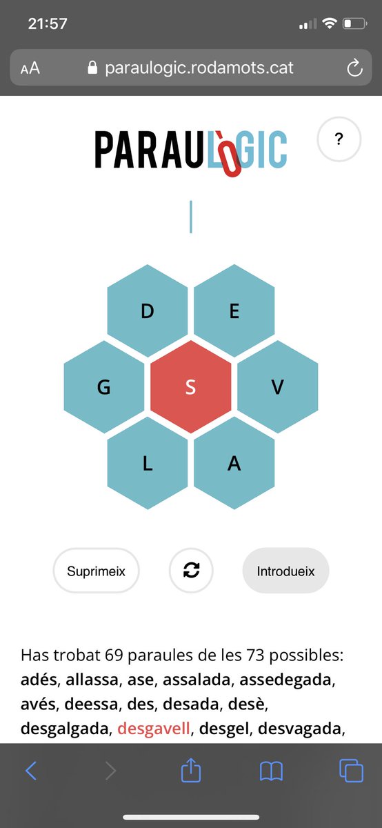 #paraulogic en falten 4! Qui les té?