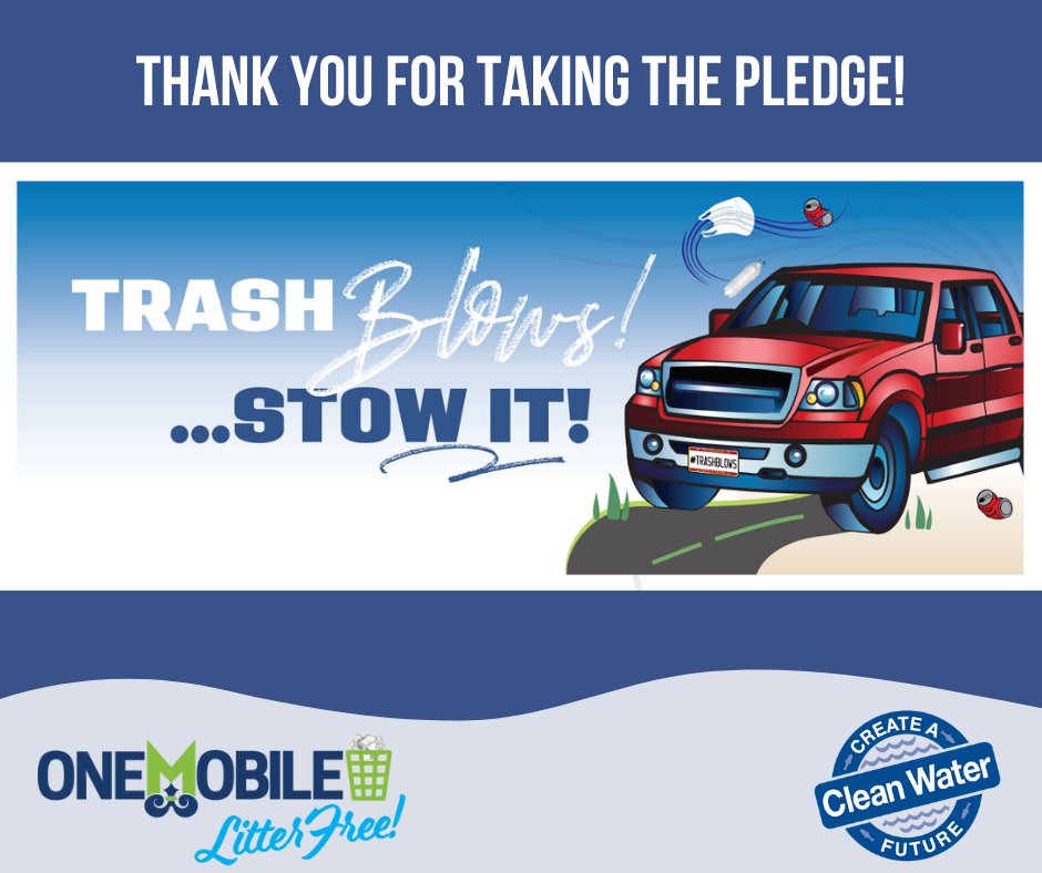 Osprey Initiative (@ospreyinitiativ) on Twitter photo Truck Bed Trash is a serious problem throughout the area. We're on board with our partners <a href="/PEPMobile/">PEP</a> <a href="/City_of_Mobile/">City of Mobile</a> and <a href="/mobilebaynep/">Mobile Bay National Estuary Program</a> to take the #TrashBlowsStowIt Pledge.
Will you join us? Take the pledge at pepmobile.org/what-we-do/tra… Truck Bed Trash is a serious problem throughout the area. We're on board with our partners <a href="/PEPMobile/">PEP</a> <a href="/City_of_Mobile/">City of Mobile</a> and <a href="/mobilebaynep/">Mobile Bay National Estuary Program</a> to take the #TrashBlowsStowIt Pledge.
Will you join us? Take the pledge at pepmobile.org/what-we-do/tra…