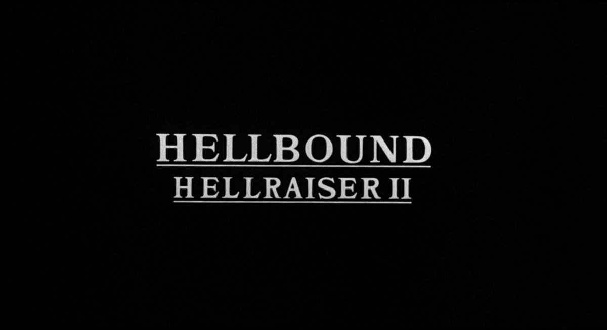 apostIIe's tweet image. hellbound: hellraiser ii (1988)