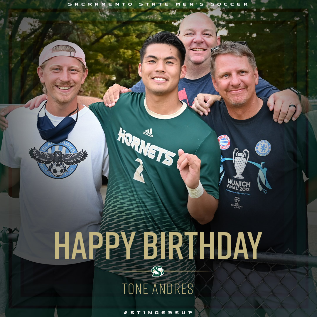 SacStMSoccer's tweet photo. Happy birthday, Tone! #StingersUp #HBD ⚽️🎂 https://t.co/CdBuWoofIC