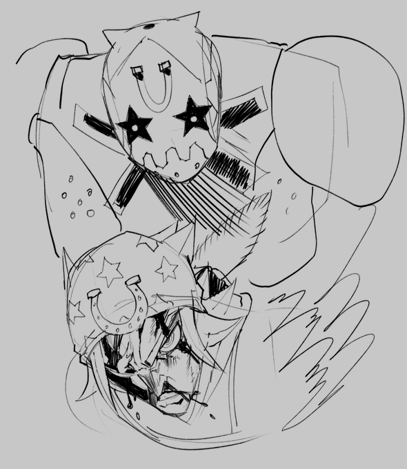 Finished my re-read of Steel Ball Run, did a sketch hehe 