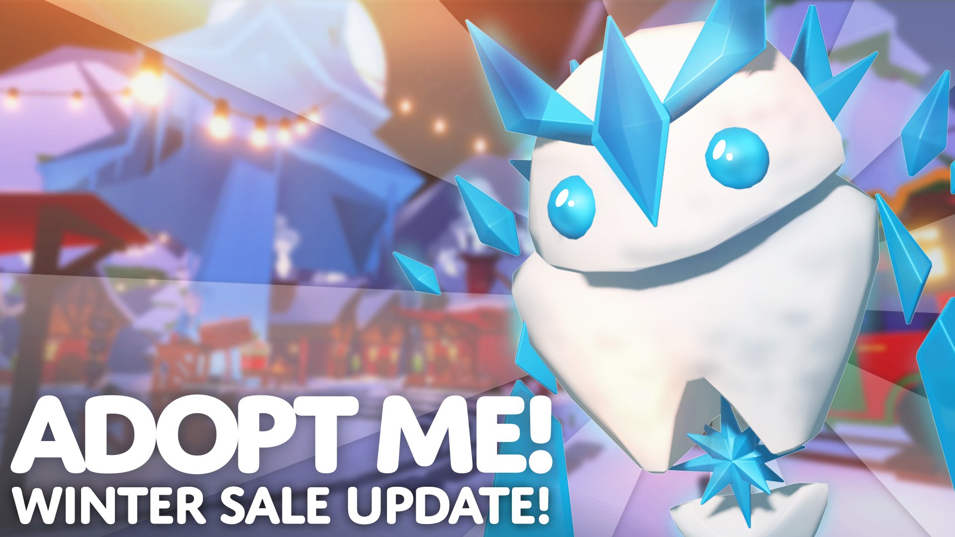 Adopt Me! on X: ❄️ Winter Sale is coming tomorrow! ❄️🐼 🕗8AM PT 🕚11AM ET  🕓4PM GMT (google '8AM PT local time' to find out what time it'll be for  you!)  /