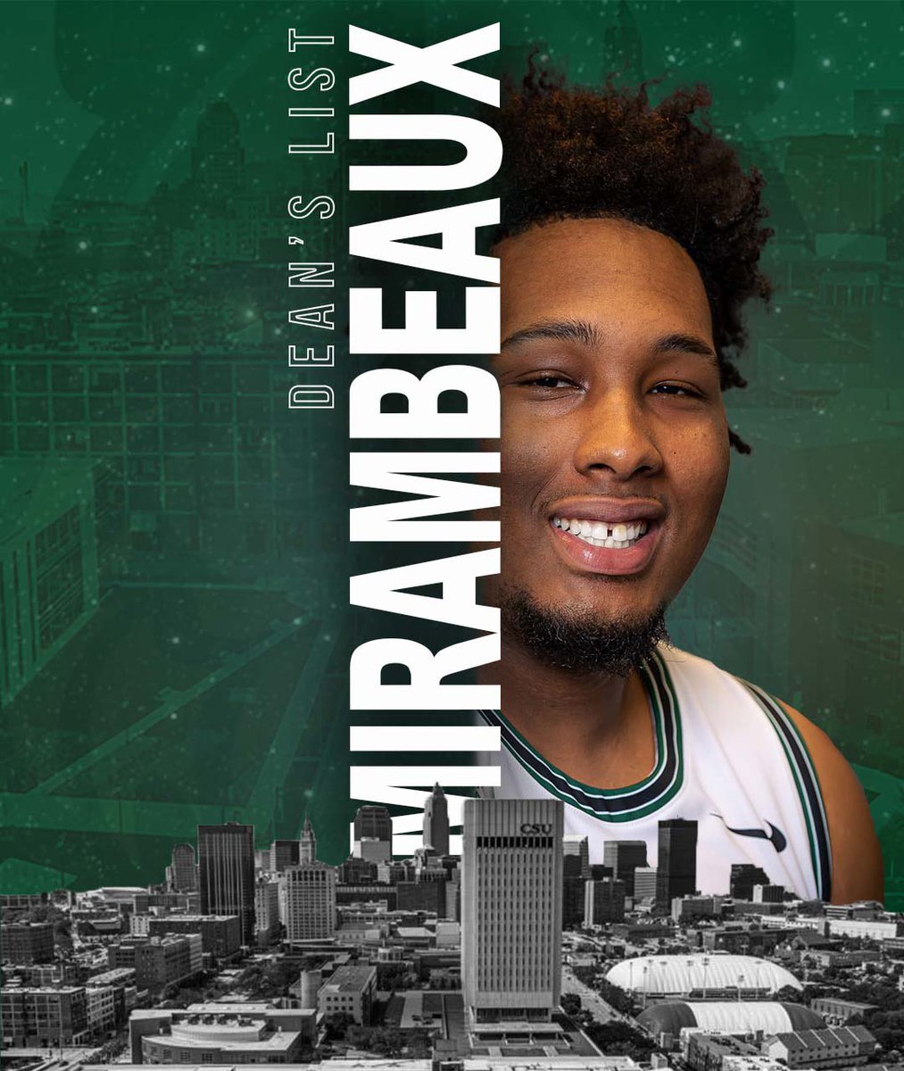 Cleveland State Men’s Basketball 🏀 (@csu_basketball) on Twitter photo 📕 Congratulations to <a href="/mirambeaux09/">Anderson Mirambeaux</a> for making the <a href="/CLE_State/">Cleveland State University</a> Dean's List.
Anderson worked extremely hard in his first semester at CSU. Determination and remaining focused the entire semester paid off for Anderson and we are extremely proud of him! #GoVikes đź“• Congratulations to <a href="/mirambeaux09/">Anderson Mirambeaux</a> for making the <a href="/CLE_State/">Cleveland State University</a> Dean's List.
Anderson worked extremely hard in his first semester at CSU. Determination and remaining focused the entire semester paid off for Anderson and we are extremely proud of him! #GoVikes