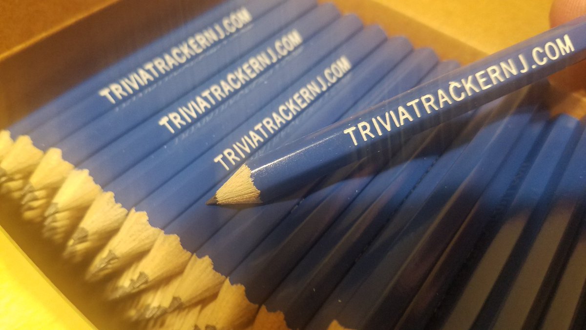 TriviaTrackerNJ's tweet image. Get your free @TriviaTrackerNJ pencils at a participating event.