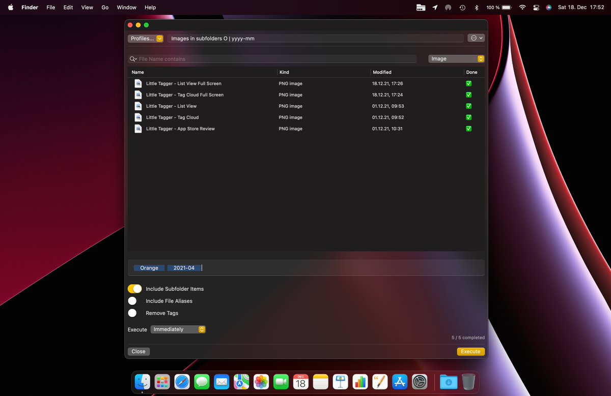 GetLittleTagger's tweet photo. New in version 1.3.1: Choose to open a resizable &amp; moveable window instead of the menu bar pop-over, optimised for Apple M1 and bug fixes. Now available on the Mac App Store. https://t.co/Q2QmczzqVg https://t.co/KL8TmHFqBb