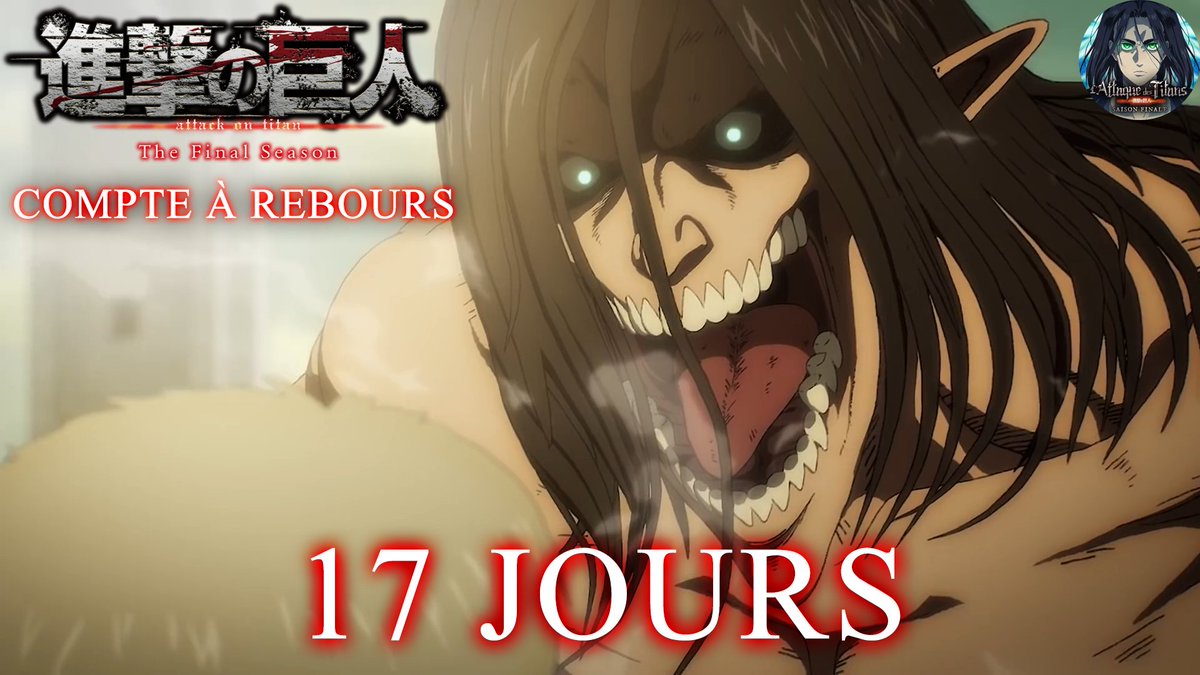 La saison finale partie 2 de L'Attaque Des Titans arrive dans 17 jours
