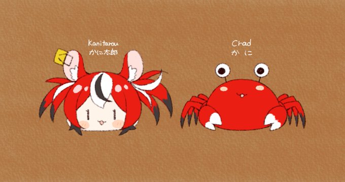 べーちゃんの髪が蟹に見えるという話
Hers hair looks like crab.
#illustrayBAE 
#ベーアート 