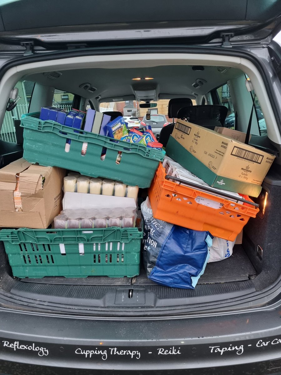 CommunityofHel2's tweet image. Car full of donations delivered to our friends at a local nursery to support families over the Christmas period.