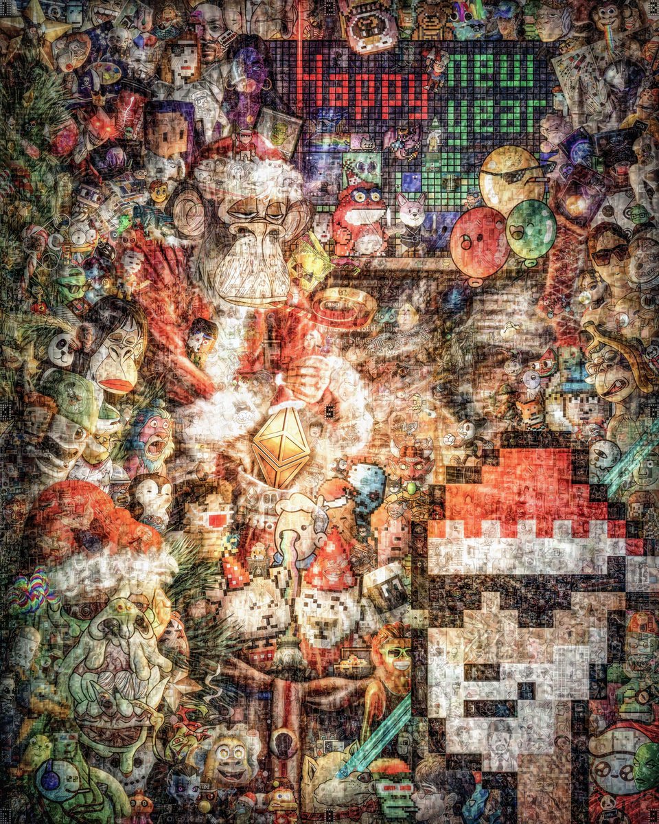 My first NFT is finally up for auction! "Happy New Yearé at opensea... bit.ly/alpgenart
The auction ends January 1st. 

<a href="/opensea/">OpenSea</a> @nft <a href="/jf/">JF</a> #opensea #nft #nfts #digitalart #cryptoart #eth