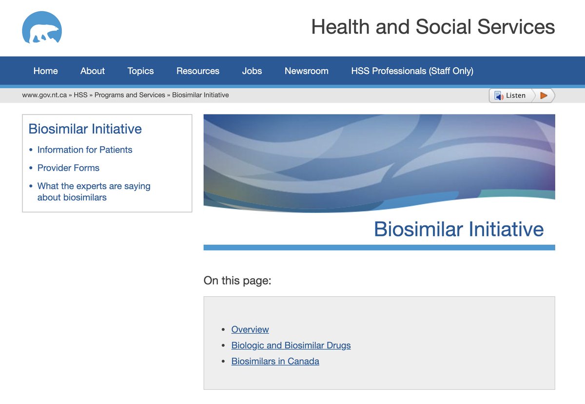ACEJointHealth's tweet photo. Today’s launch of the Biosimilars Initiative in Northwest Territories ensures continued reimbursement coverage for patients who transition to a #biosimilar biologic and increases the medications the NWT drug plan covers in the future. Learn more ➡️ https://t.co/XWDt1ploQQ https://t.co/5fFcL0WTe7