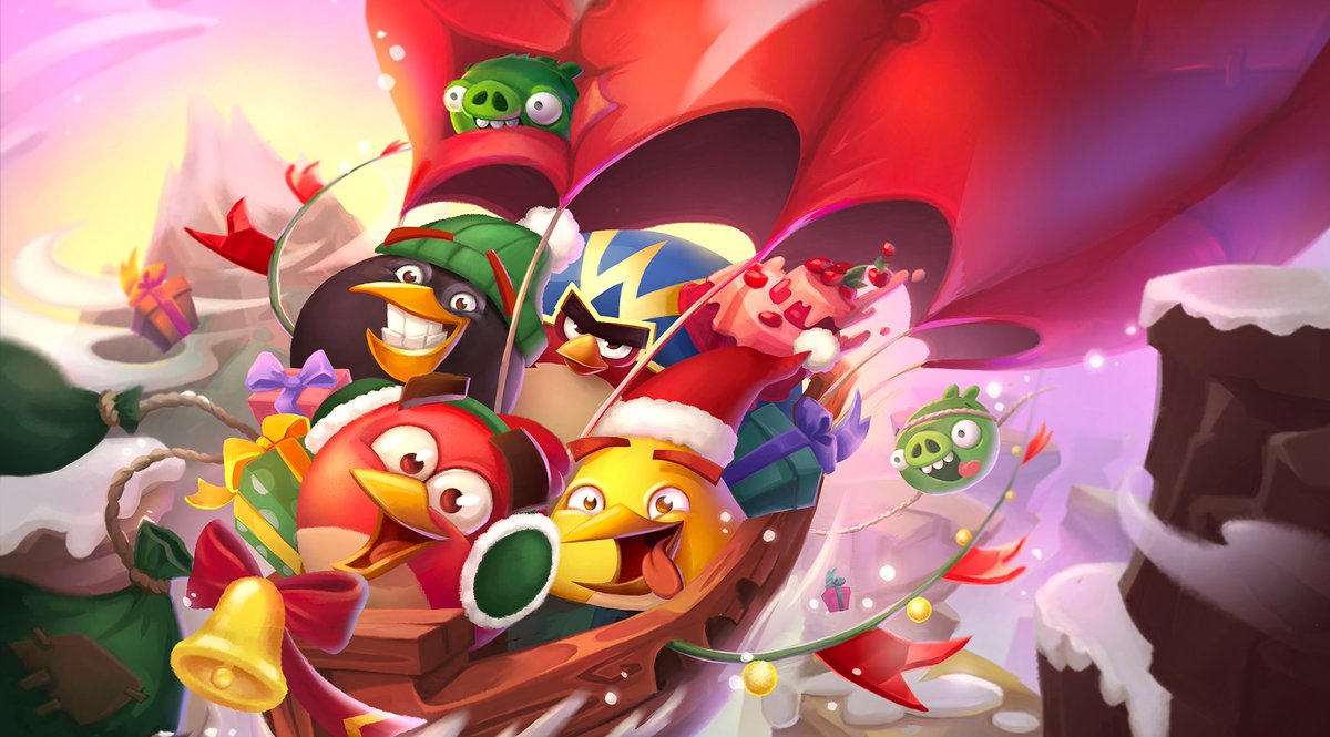 AngryBirds's tweet image. jingle bells, chuck really smells
matilda laid an egg
red is super cool, pls enjoy the Yule
and go play ab friends, yea 🎵

do i get paid enough for this? no