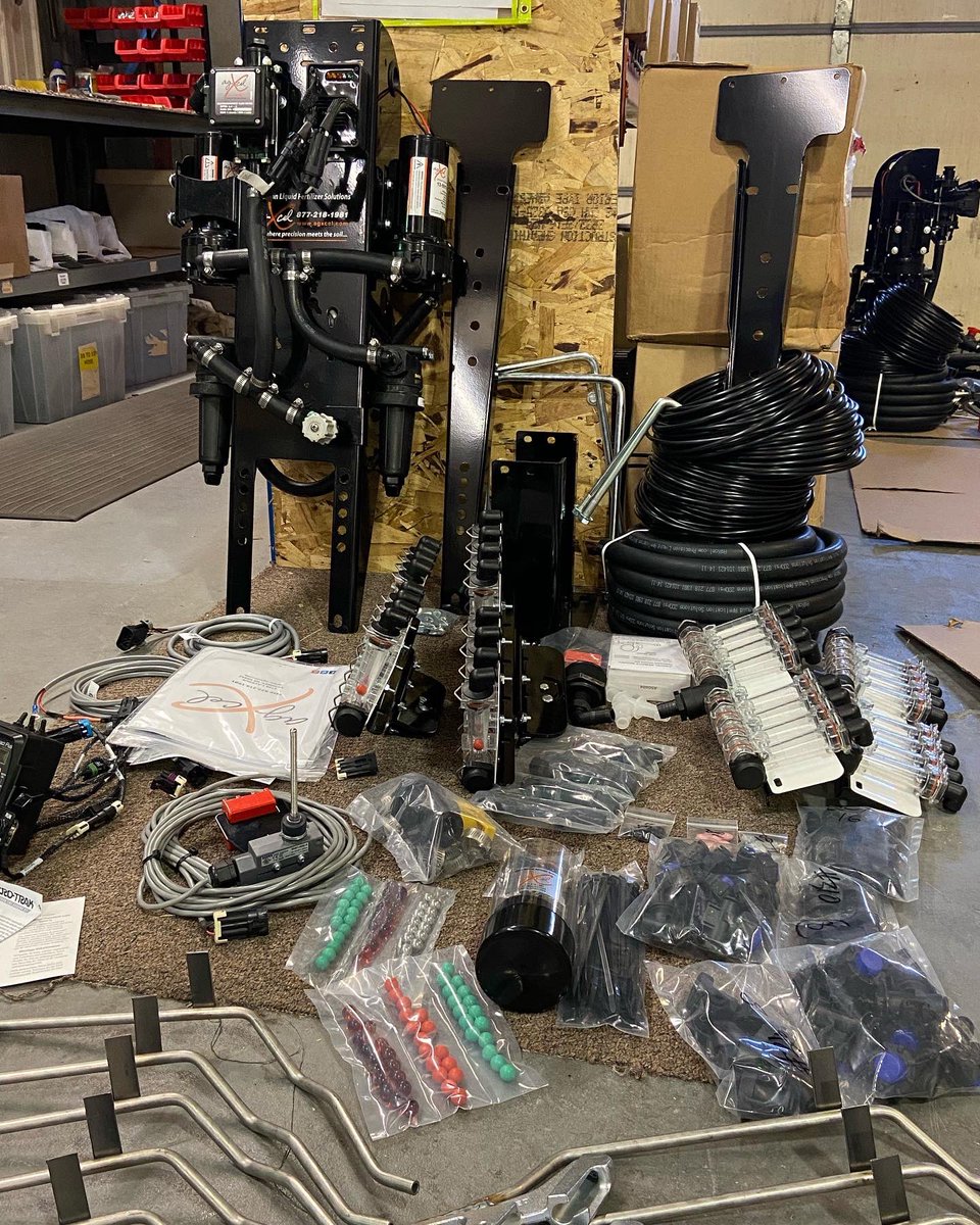 AgXcelerator's tweet photo. The #agxcel shop team is busy getting orders ready to ship and Brandon’s busy in our R&amp;D Department! Call us today to get your order in, 877-218-1981 or visit https://t.co/m8aALwQkBw to learn more. #farming #fertilizer #pumpsystems https://t.co/skGX0GiHLr