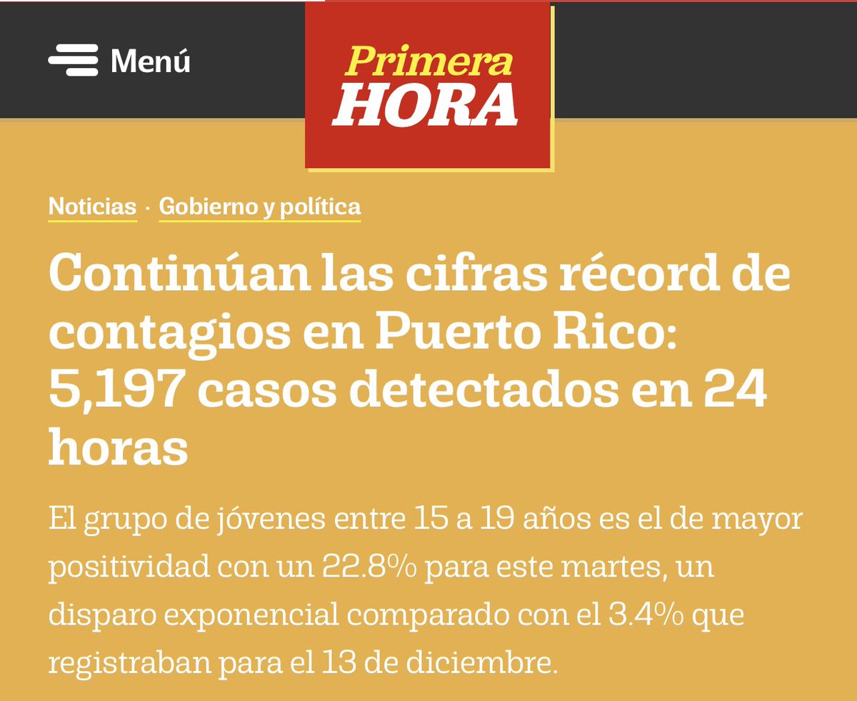 PRGayBlog's tweet photo. #ÚltimaHora #Pandemia #Salud Se establece nuevo record de contagios por COVID-19 en #PuertoRico. En solo 24 horas se detectaron 5,197 nuevos casos. https://t.co/9k6k3BQ9IS