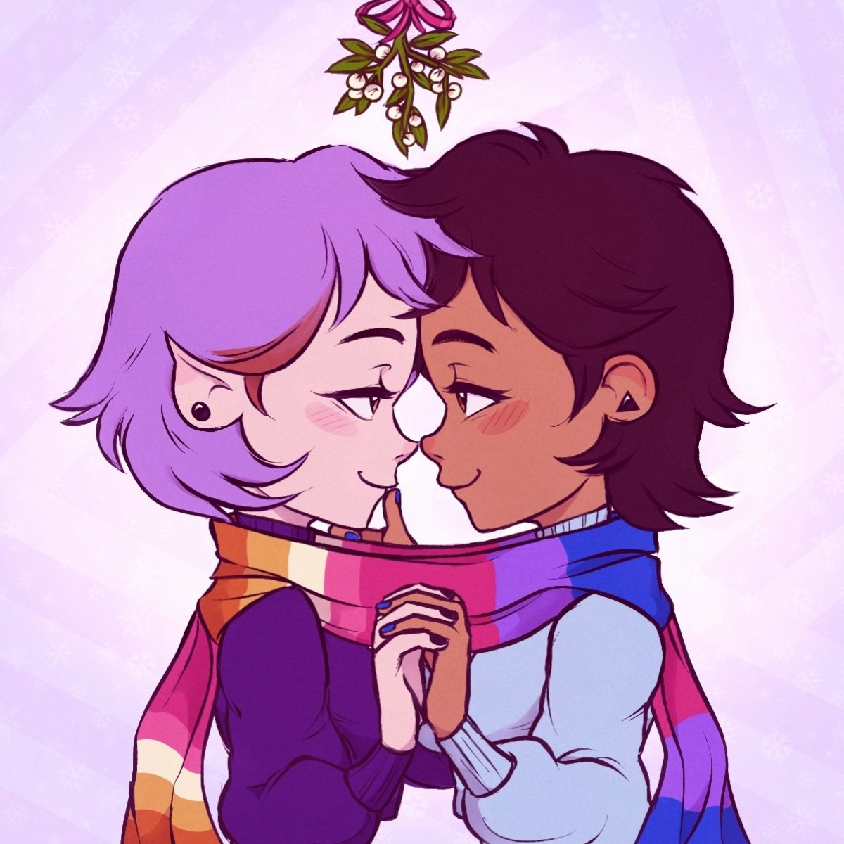 Happy holigays! 💙❄💜
#TheOwlHouse #lumity