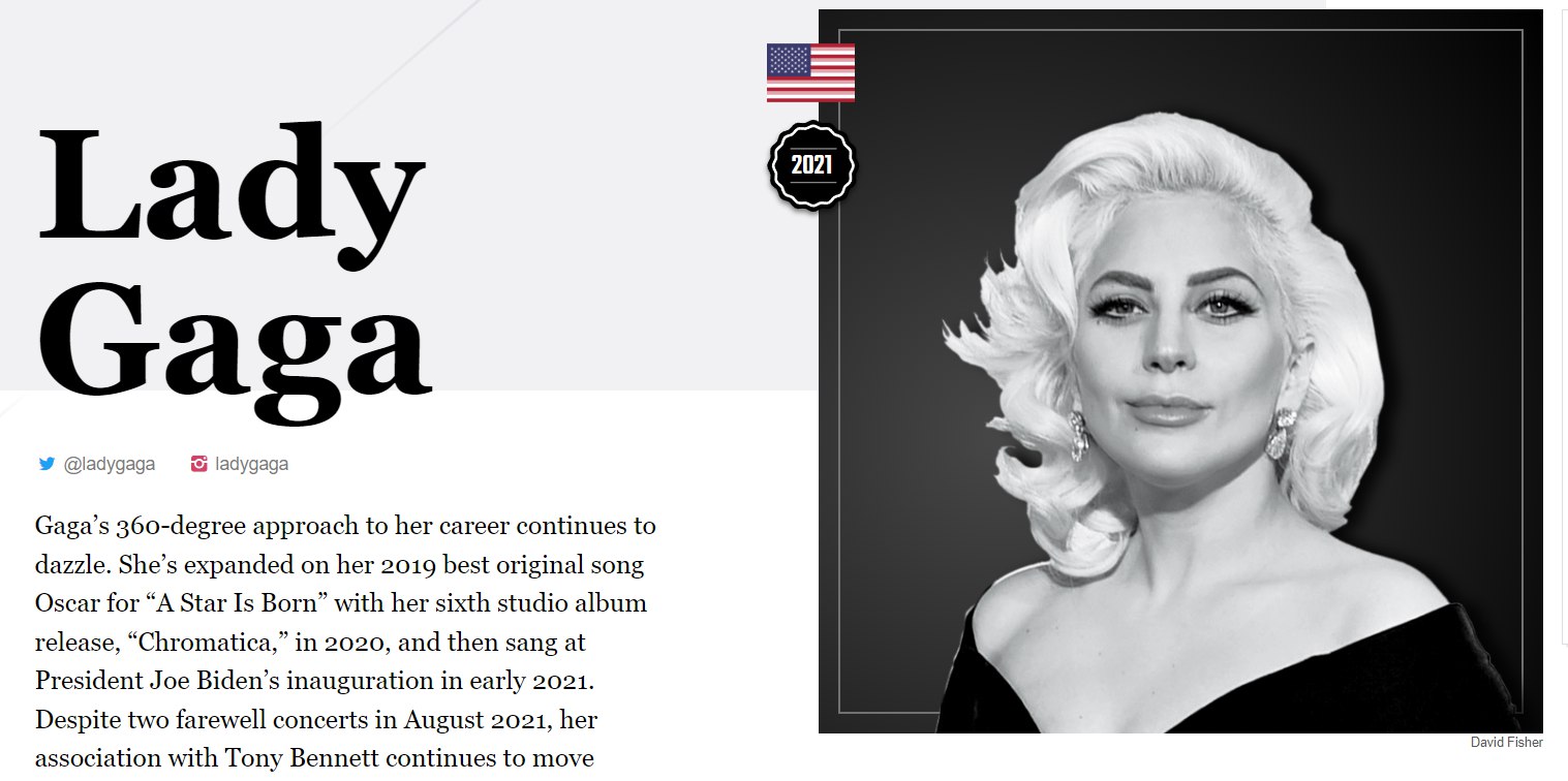 Lady Gaga - Variety500 - Top 500 Entertainment Business Leaders
