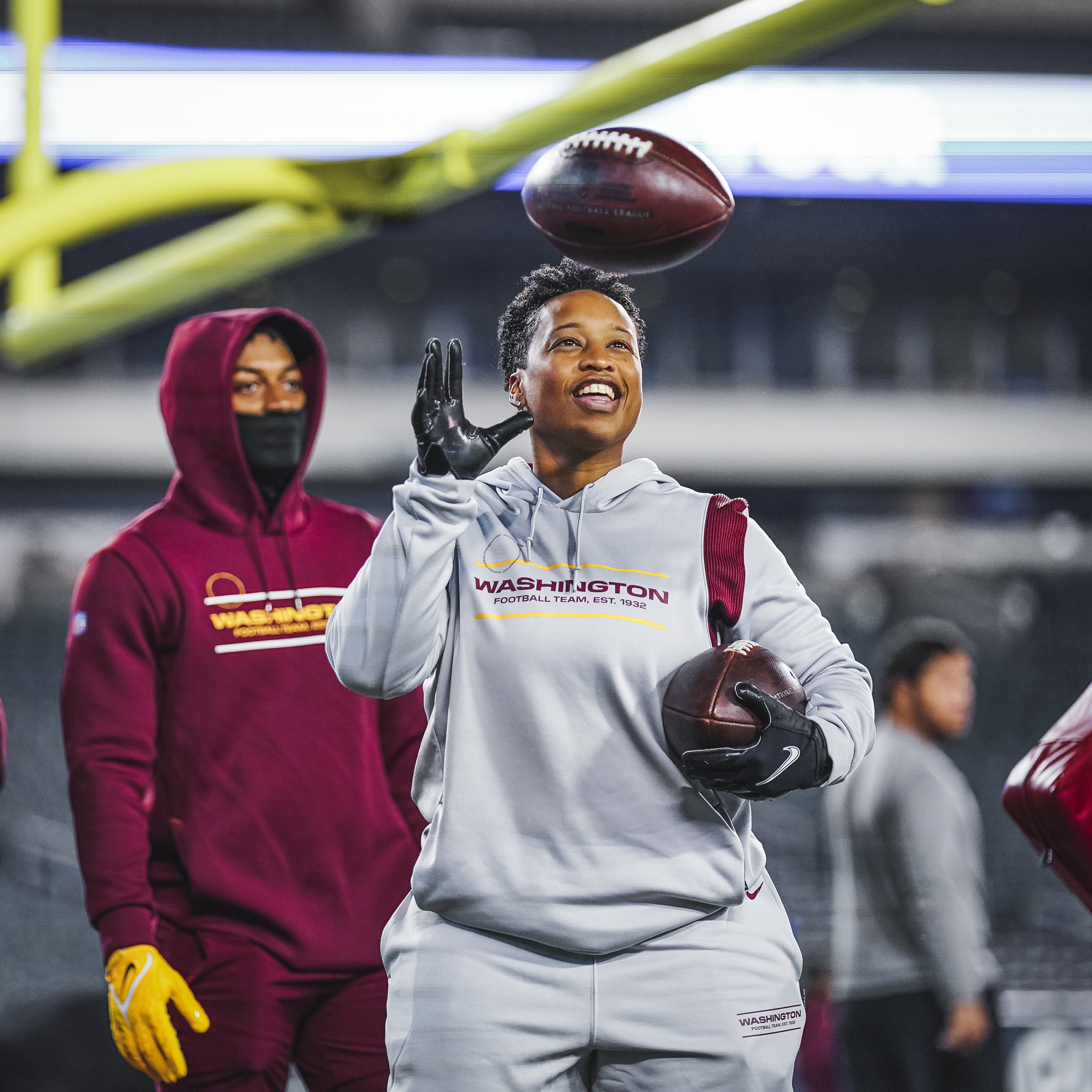Washington’s Jennifer King Makes NFL History After Being Promoted to be Gameday Running Backs Coach