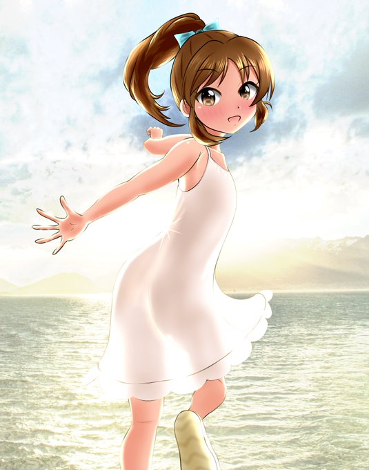 うおおおおお!
反則的可愛さの白ワンピポニテありす描けたから見てくれえええええええええ!!1!!!!

これは親愛度300%!

#橘ありす 