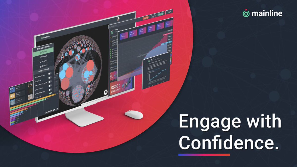 mainline_intel's tweet photo. 🎯Mainline gives you the intelligence to find the best inroads into the social media conversation, and the tools to target perception, shape the conversation, and amplify your voice.
👉Learn more: https://t.co/vIXUMxCQta
#Mainline #exploitvirality #BTC $MAIN #crypto https://t.co/m9WuQS24wb