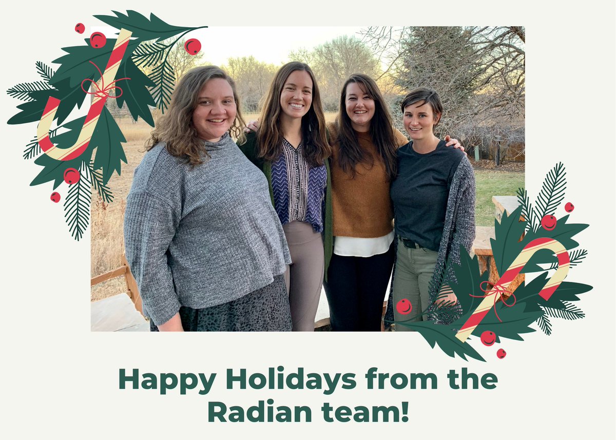 Happy Holidays from the Radian team! While 2021 continued to be a challenging year, we are left feeling proud and grateful for the resilience of our team and partners. Read more here: mailchi.mp/radianinc/nove…