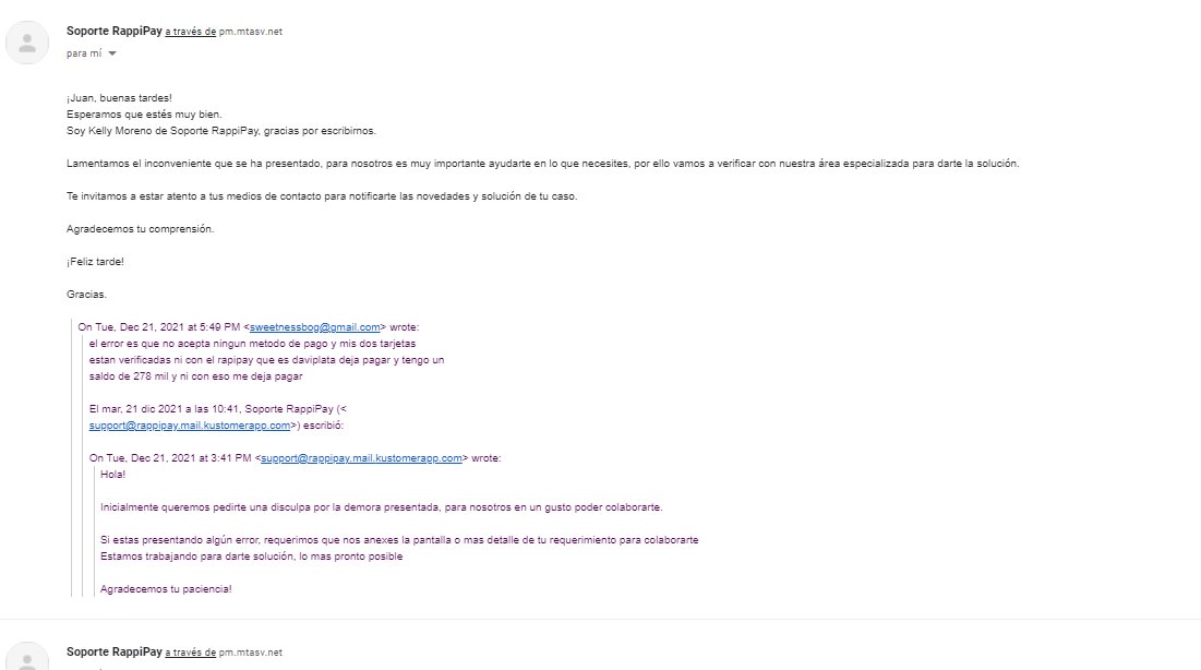 djkingcraftero's tweet image. el equipo disque especializado de @RappiColombia es lo único que saben responder 24 horas damos respuesta la mentira  mas grande