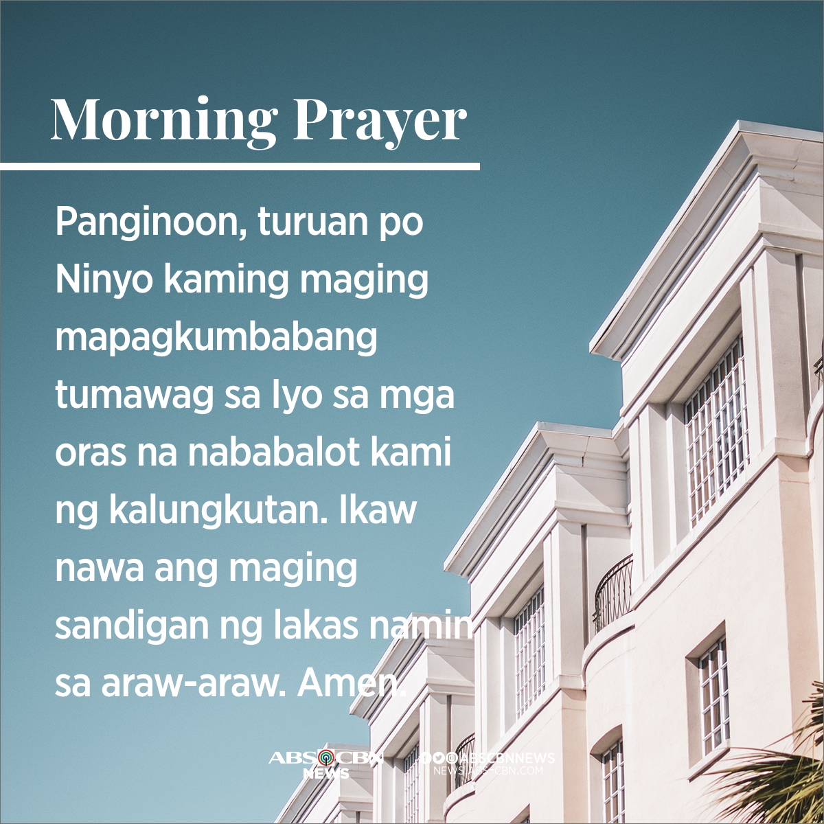 ABSCBNNews's tweet photo. Nawa'y maging sandigan ng lakas Ka sa mga oras na nababalot kami ng kalungkutan. 🙏 https://t.co/G1AbWeML4z