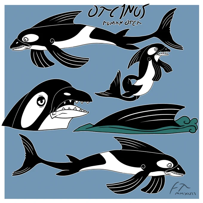 I havent drawn the orca in so long so here he is 