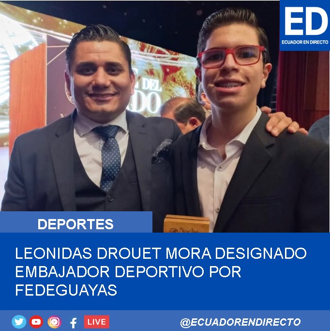 EcEnDirecto's tweet photo. #Deportes // Piloto guayaquileño Leonidas Drouet Mora, fue reconocido en la gala anual de FEDEGUAYAS como el embajador deportivo de la provincia de Guayas, en la disciplina de Karting.

Más detalles en el enlace de la biografía:
https://t.co/MgaAgeXH01 https://t.co/YJAR31hlH4