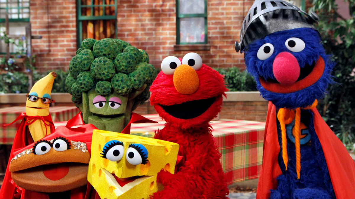 Elmo is trying Elmo's best to be a healthy monster this year, so Elmo asked some friends for help. Ha ha ha!