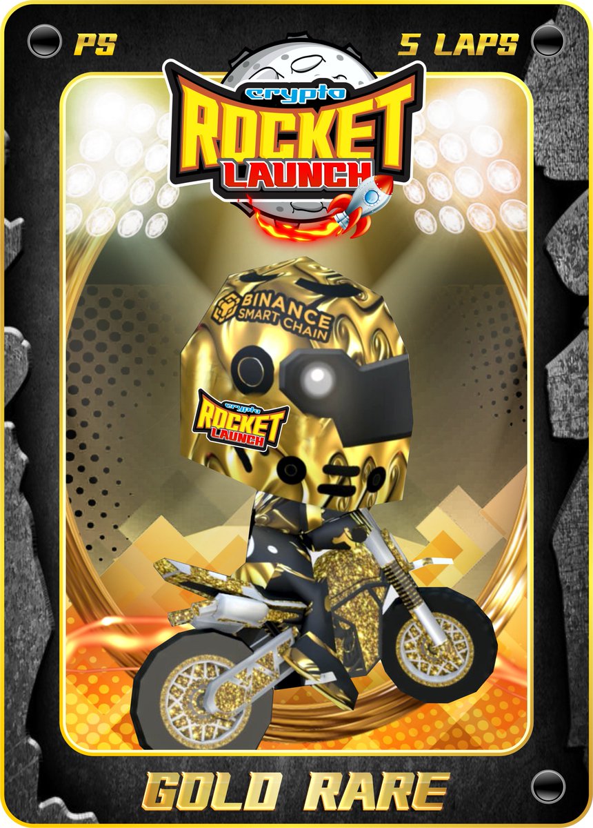 🤑 CRYPTOMOTORCYCLE 🤑

🚀 Hello Bikers

👉 We present you a special GOLD RARE motorcycle to compete for the whitelist of the metaverse CRYPTO ROCKET LAUNCH, one of the most beautiful and will enter the RARE classification and run 5 laps.