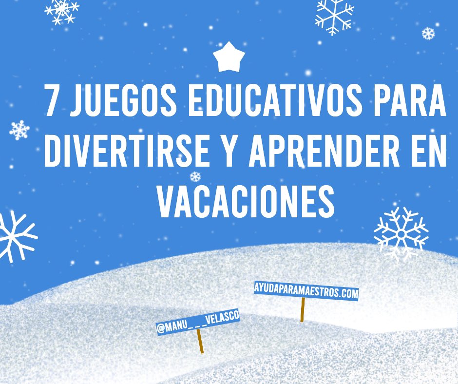 AyudaMaestros's tweet photo. 7 juegos educativos para divertirse y aprender en vacaciones. 👉 https://t.co/ARq428vVBW Por @Manu___Velasco https://t.co/D8SuaS460u