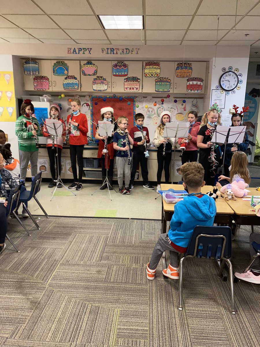 So fun to have band members play for us this morning!