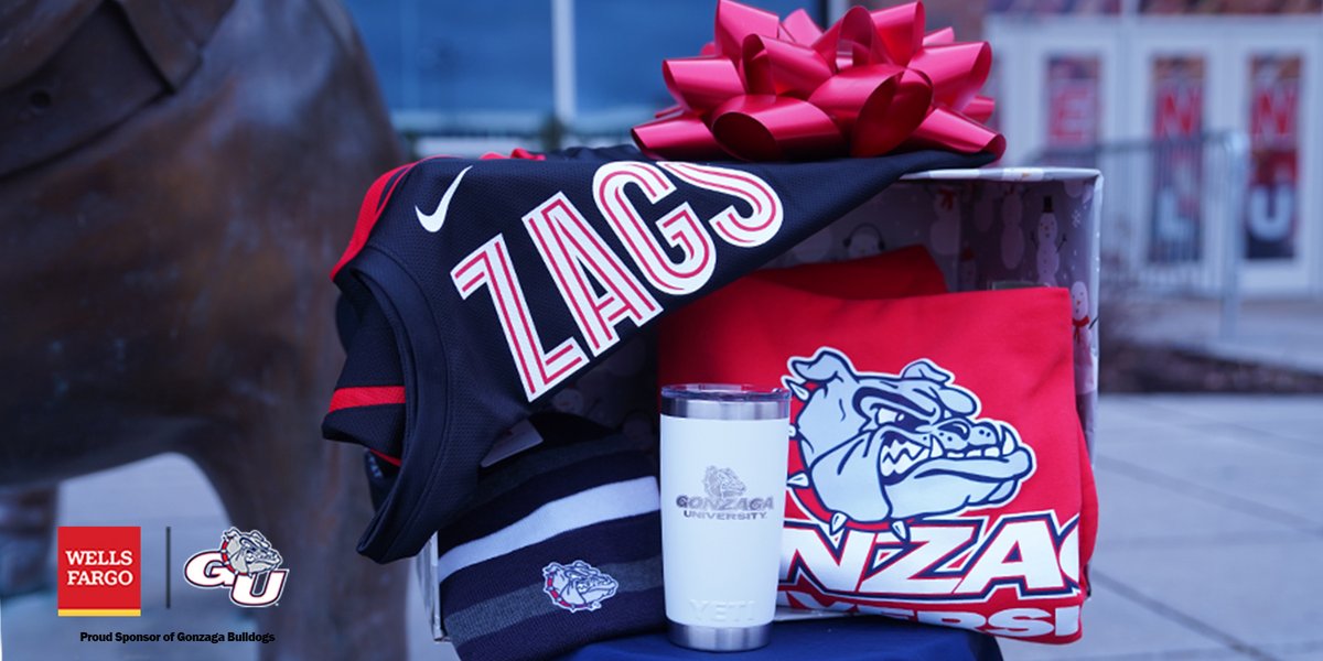 Happy Holidays Zag Fans! In the spirit of giving, we are giving away a Zag Swag box to one lucky winner, courtesy of <a href="/WellsFargo/">Wells Fargo</a> 
 
Like &amp; retweet for your chance to win!