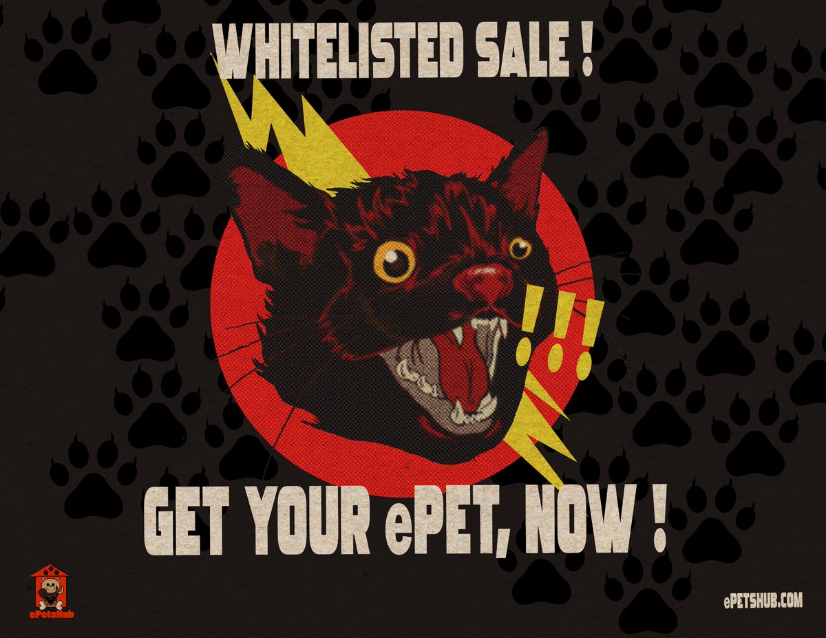 🔥We proudly announce our partnership with <a href="/ePetsHub/">ePetsHub</a> 🔥
✅Their Whitelisted Sale is Live go check their Socials 
➡️ Discord: discord.gg/6uEGEztHy3
➡️ Telegram: t.me/ePetsHub
➡️ Twitter: x.com/ePetsHub
➡️ Website: epetshub.com