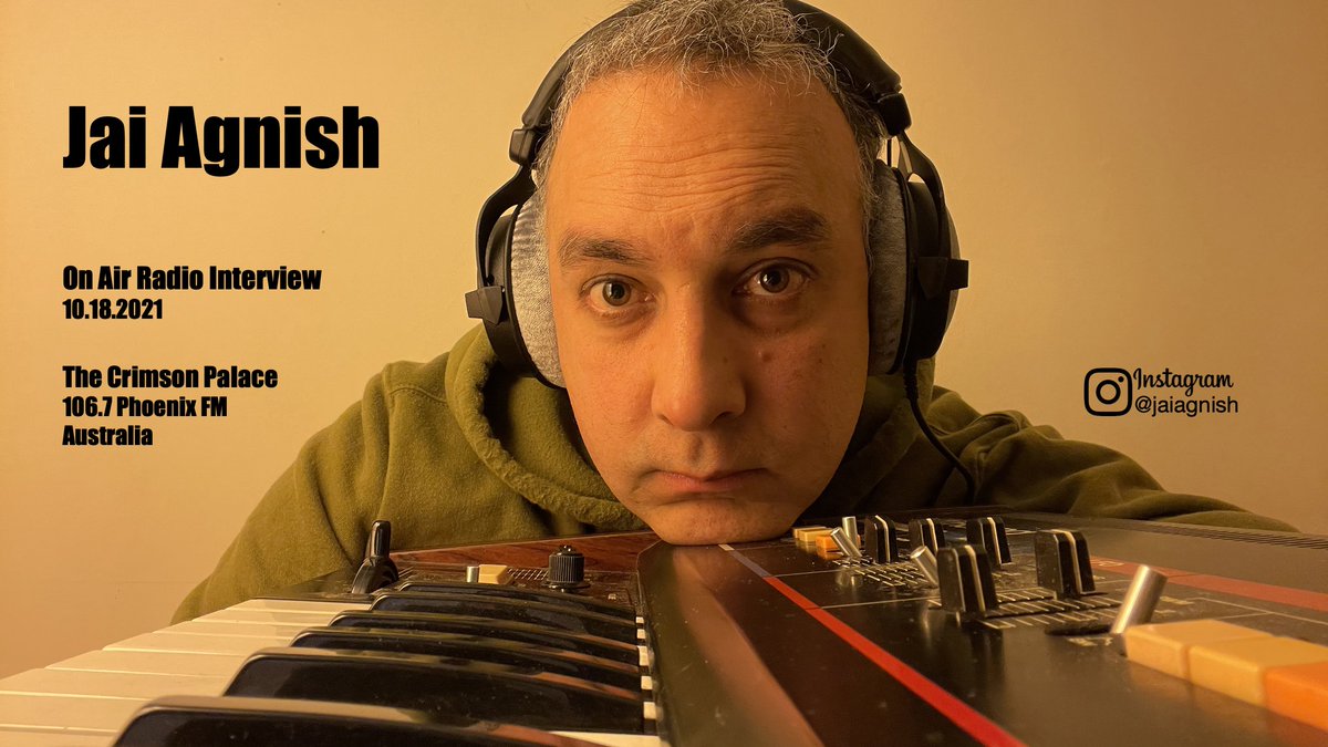 I was on a radio show in Australia called The Crimson Palace for a live interview on Phoenix FM 106.7 not too long ago. It’s available here: youtu.be/QRHnaCutAsM #jaiagnish #radioshow #radio #radiointerview #liveradio #dreampop #Australia #newmusic