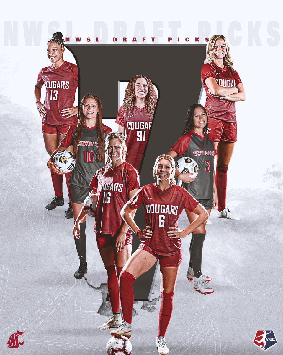 7⃣ NWSL Draft Picks - Pullman to the Pros
The Cougs have had the 𝙨𝙚𝙘𝙤𝙣𝙙 most picks in the country in the last three years!!
#GoCougs #ProCougs