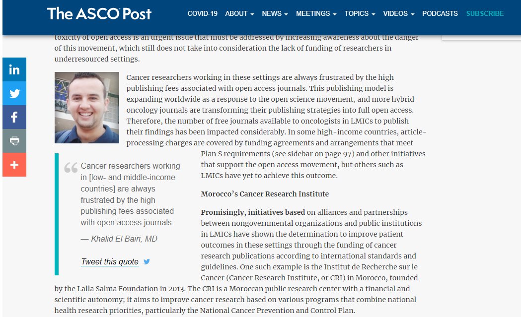 Khalid El Bairi (@elbairikhalid19) on Twitter photo Find out my latest paper in The ASCO Post on some advances in cancer research advances in LMICs
<a href="/elbairikhalid19/">Khalid El Bairi, MD</a>
#ASCOPost #GlobalOncology #LMICs
ascopost.com/issues/decembe… Find out my latest paper in The ASCO Post on some advances in cancer research advances in LMICs
<a href="/elbairikhalid19/">Khalid El Bairi, MD</a>
#ASCOPost #GlobalOncology #LMICs
ascopost.com/issues/decembe…