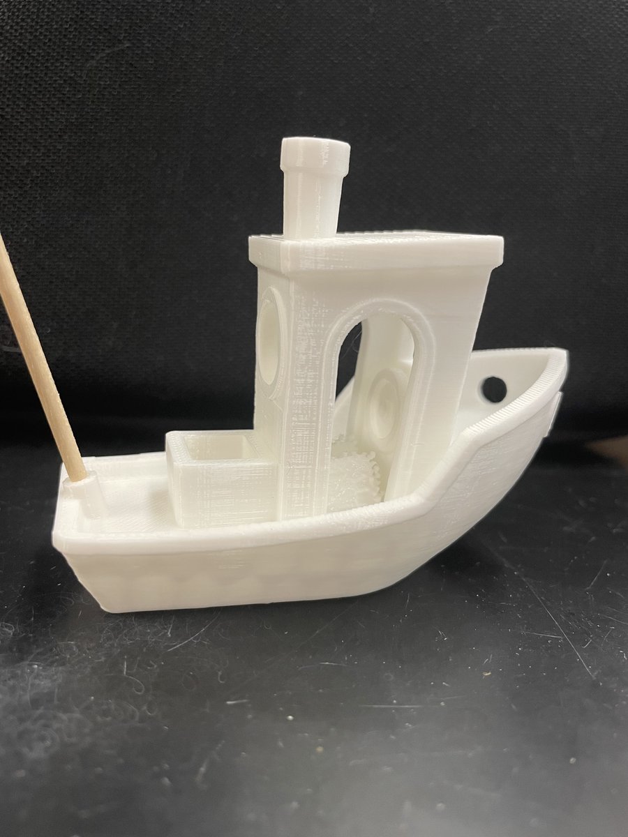 Our very first print with our <a href="/ff3dprinters/">Flashforge®</a> Guider IIs - Iron Throne Benchy! Next, we'll test the integrity of different filaments at cryogenic temperatures  #3DBenchy