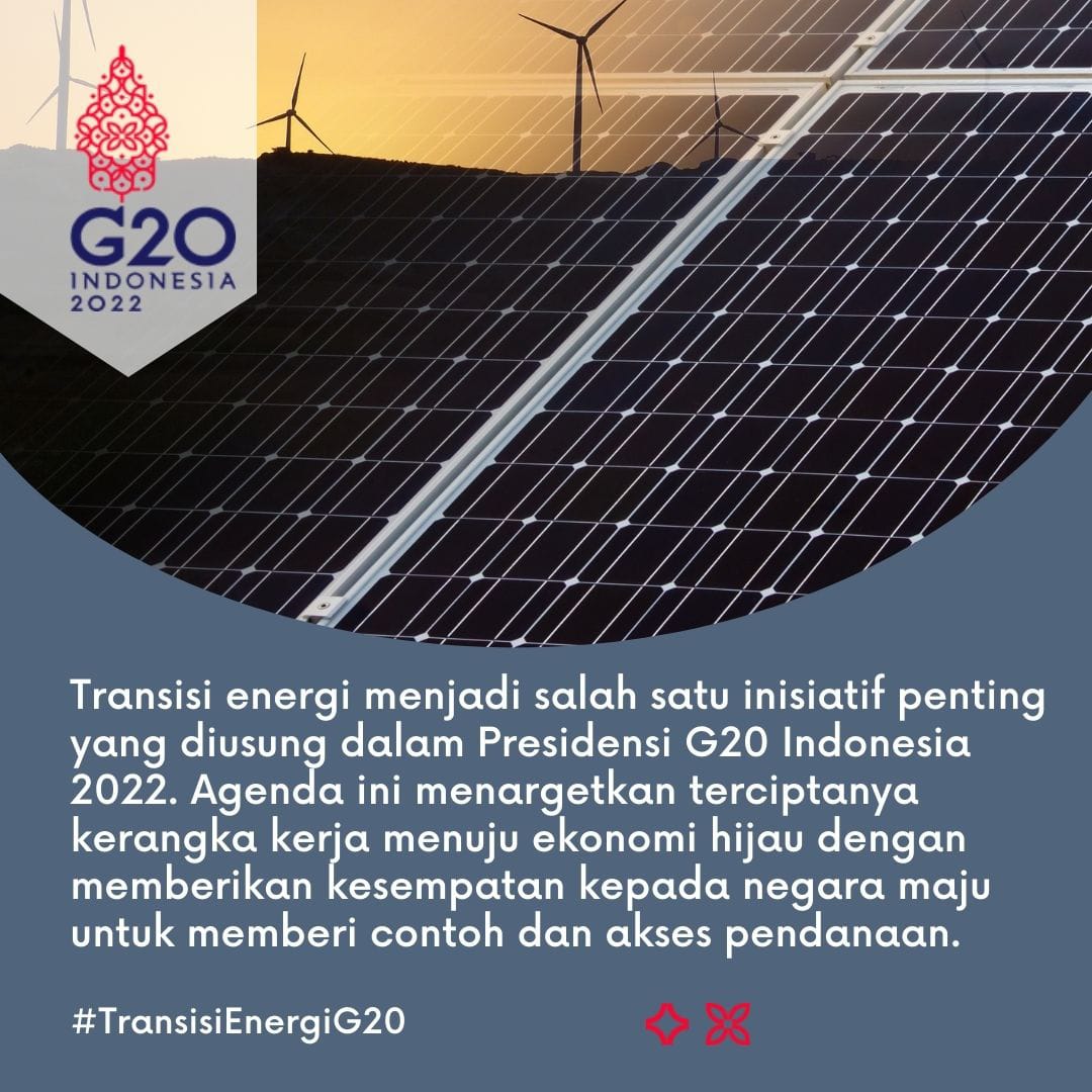HasibuanMika's tweet photo. Inisiatif Indonesia ini bukan cuma gegayaan, tapi juga penting agar kita bisa terus sustain kan 😊 #TransisiEnergiG20 https://t.co/vKLvYjUM2i