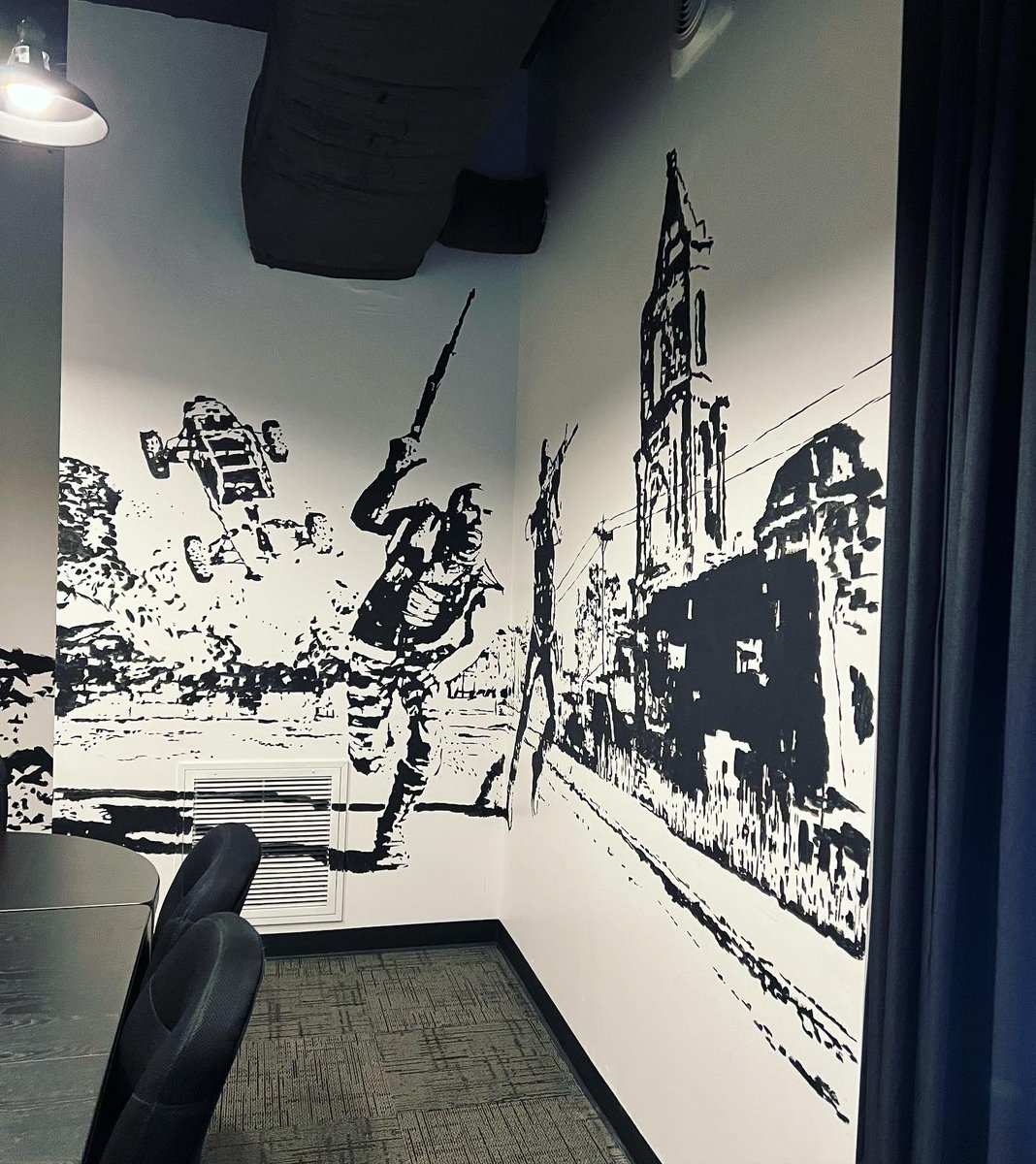 SimGuruSammi's tweet photo. Today I got to meet some of the PUBG/Mad Glory peeps in upstate NY. What a treat to get a special tour of the office @clarkefoley! We topped it off with a visit to Death Wish Coffee, one of my favorites. #greatday https://t.co/z0YmSAhkOc
