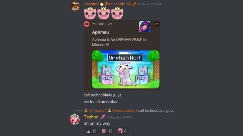 bladeupdating's tweet photo. Techno sent a message in his Discord! https://t.co/tcT9Ay5iIR