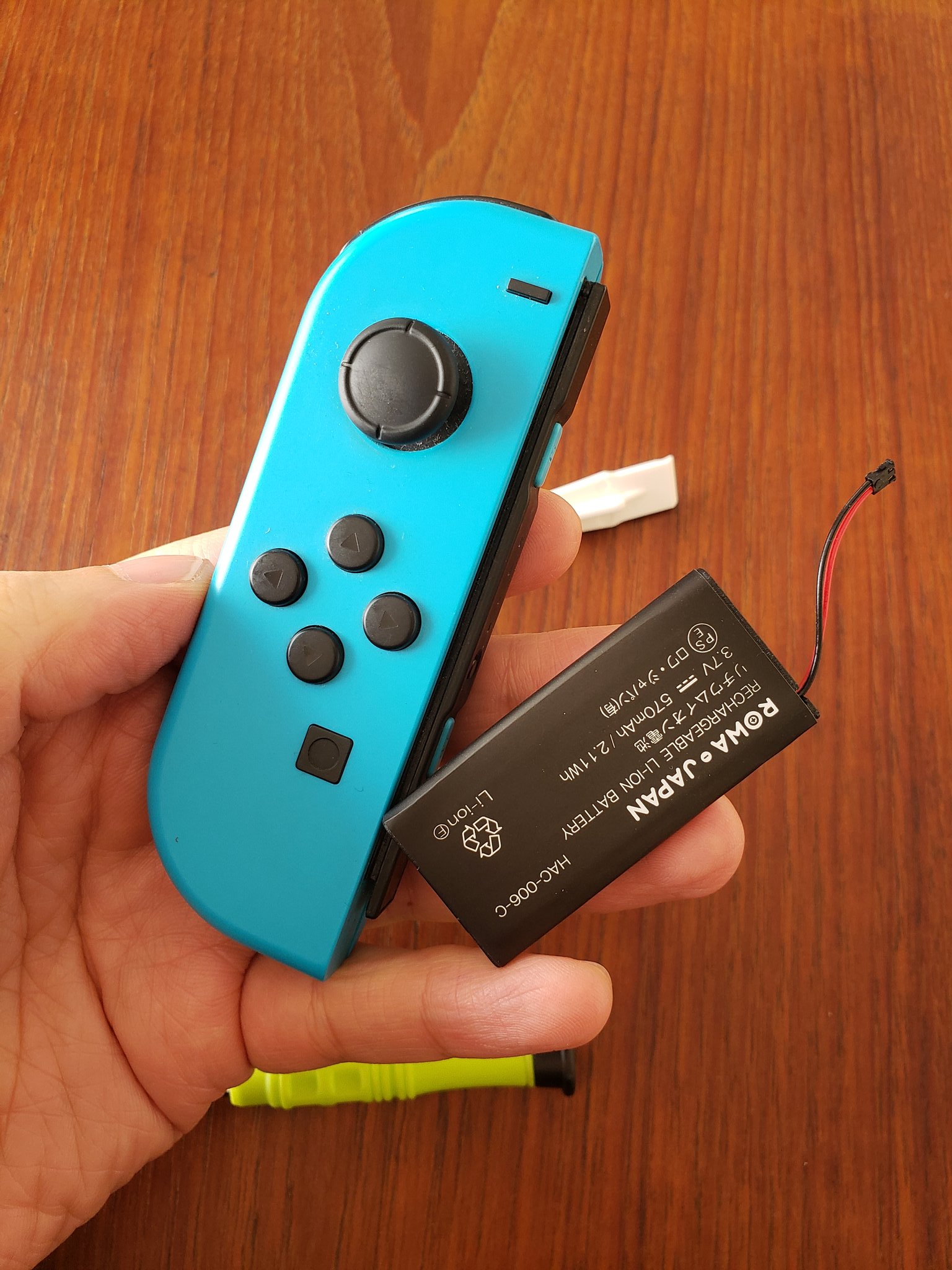 ア*ラ様 Switch バッテリー拡張版　2021年製　ジョイコン欠品 Nintendo Switch Joy-Con(L)/(R) グレー(HADSKAAAA)(バッテリー