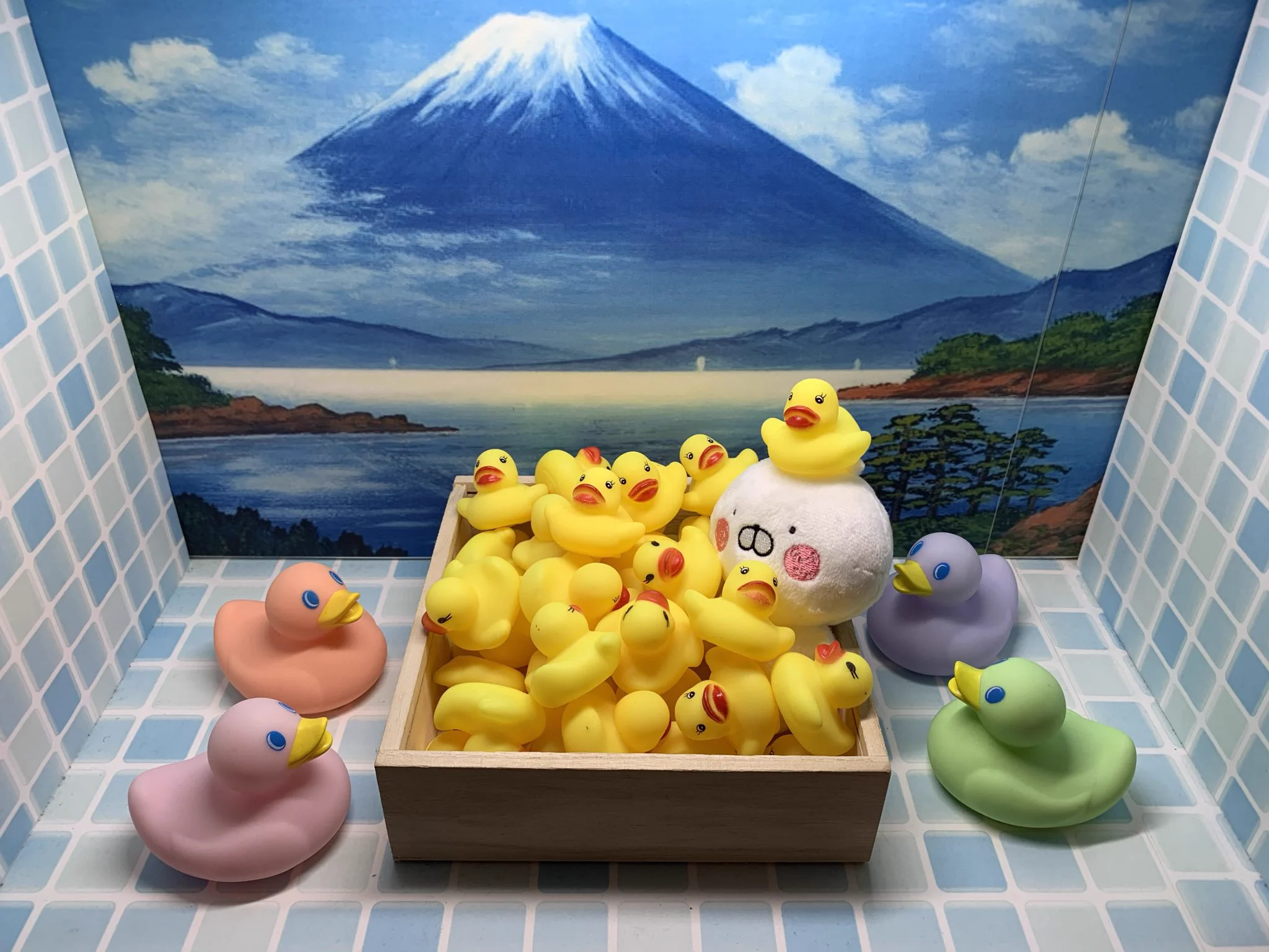 @skmr_29 柚子湯を用意してあげられそうにないのでピヨ風呂で極楽気分を味わってもらいます(・∞・)♨️ 