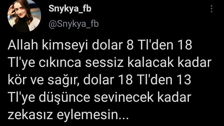Türkiyede dolar döngüsünü en kısa tarifi budur !!!
#dolar #DolarTL #ElinizdePatladı
