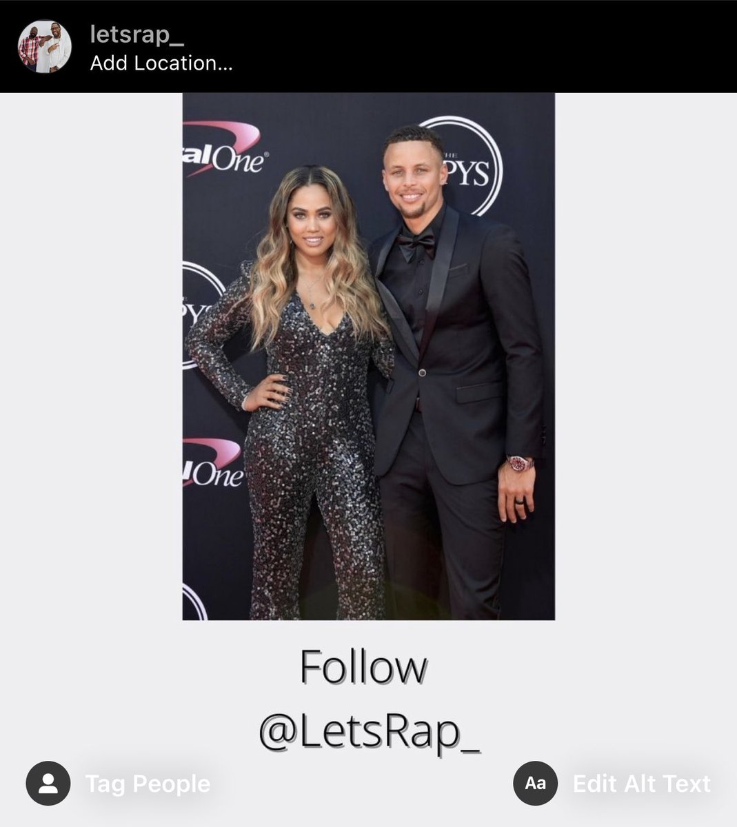 LetsRappodcast's tweet photo. Open Marriage...As Reports say...What is going on today??? I get it New year lol

#stephcurry #ayeshacurry #openmarriages #marriage #letsrappodcast https://t.co/m6kseYOgAL