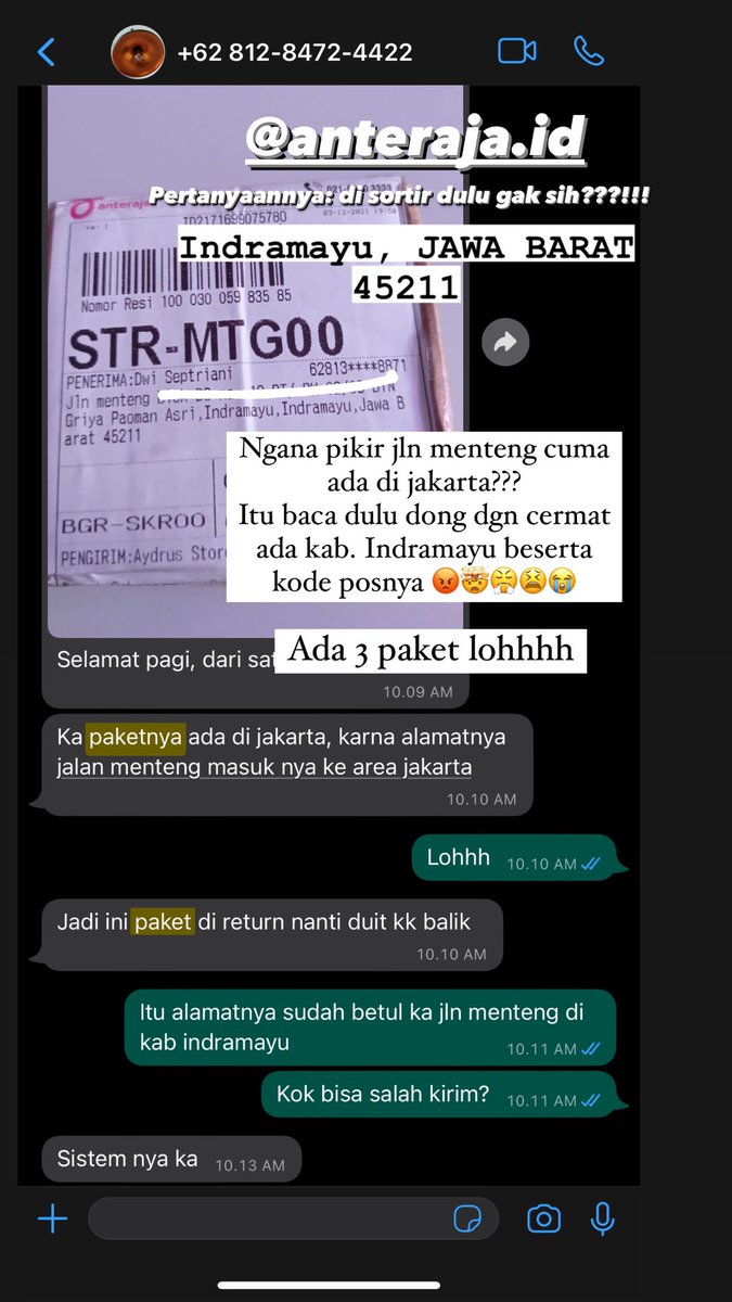 dwiseptria's tweet photo. @anteraja_id !!! https://t.co/Ce5UXCtbB8