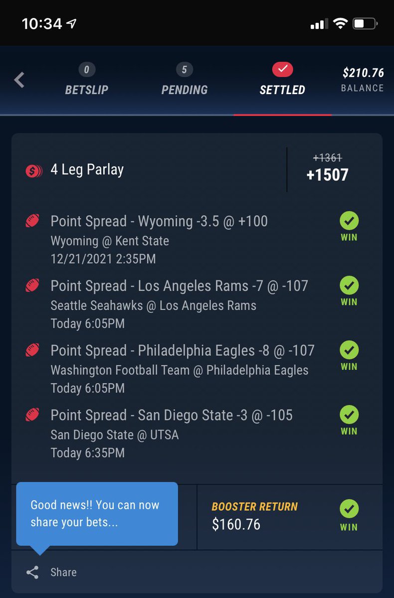 tdukes1's tweet photo. @WinningAngle No way I actually thought this was gonna come in but dove in anyway and great win!! Thank you! https://t.co/voNDIGnbgi