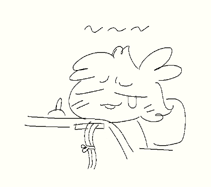 i love my new job sm but i do miss drawing this goober 