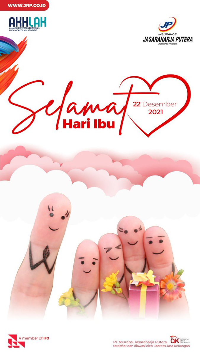 jrp_insurance's tweet photo. Hei Sobat JRP dan semua para ibu terima kasih karena telah membawa ke dunia ini dan selalu melihat yang terbaik dari dirimu.
Selamat Hari Ibu
#ProtectorforProtection #JRPInsurance #SelamatHariIbu https://t.co/QX2U9wP3Gh